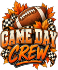 Game Day Crew Football DTF Transfer artwork