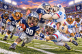 Paws in Play football dogs with paw-print emblems