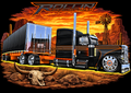 Rollin Transport Semi Truck DTF Transfer