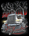 Stay Loaded Smoky Semi Truck DTF Transfer